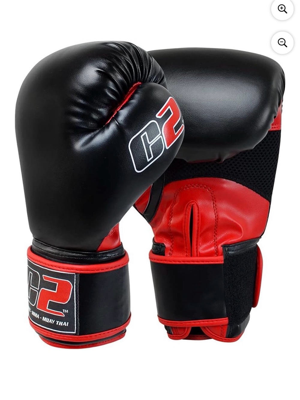 C2 Boxing Gloves for Men & Women - Kickboxing, MMA, Muay Thai Sparring Gloves